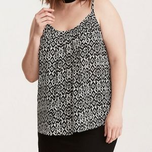 Torrid Ikat Georgette Swing Cami Size 1 NWOT